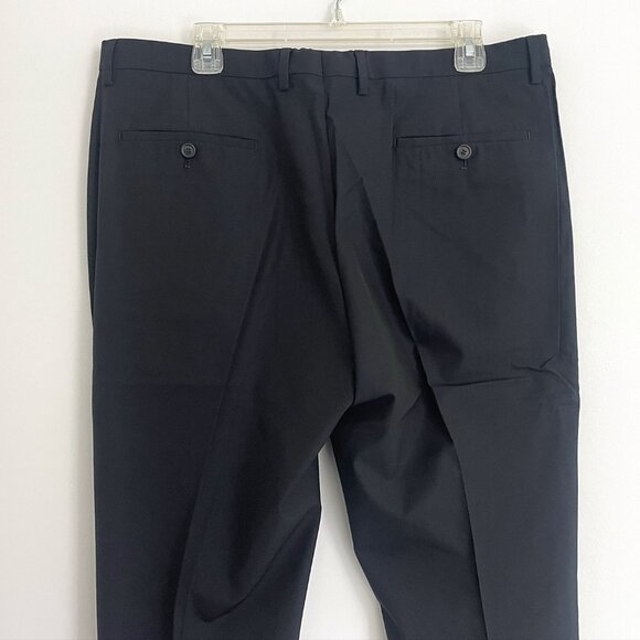 BOSS Hugo Boss Black Wool Men's Dress Pants (36R) - Picture 2 of 5